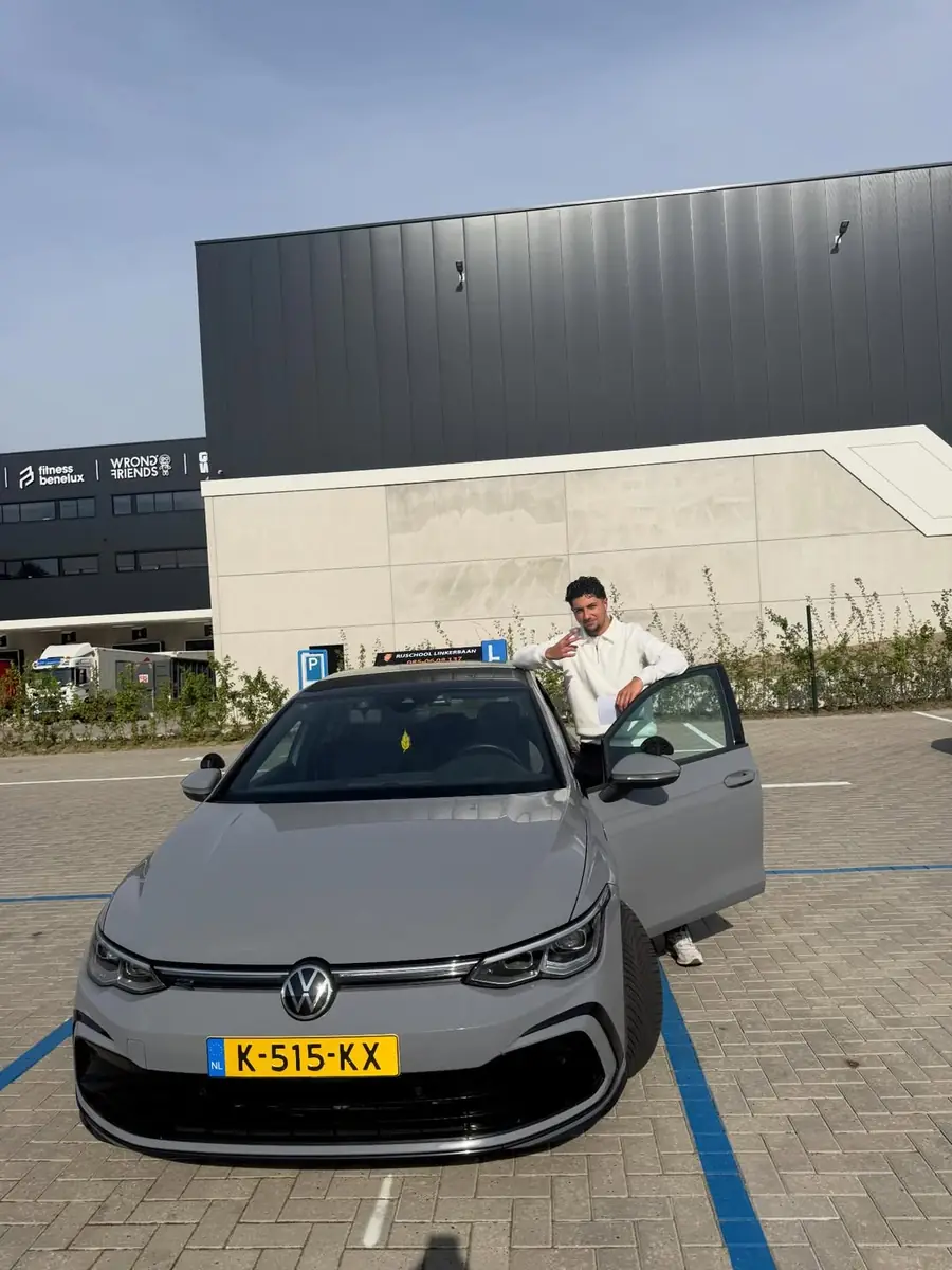 Geslaagde leerling bij Rijschool Linkerbaan